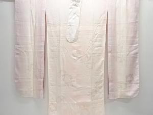 桜模様織出し単衣振袖用長襦袢